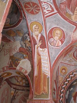 Well-preserved church fresco