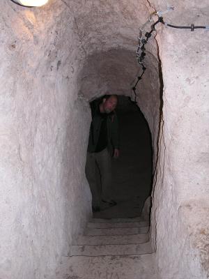 One of the few spots Dave could stand.JPG