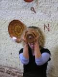 M needs more practice - it has a hole in the bottom