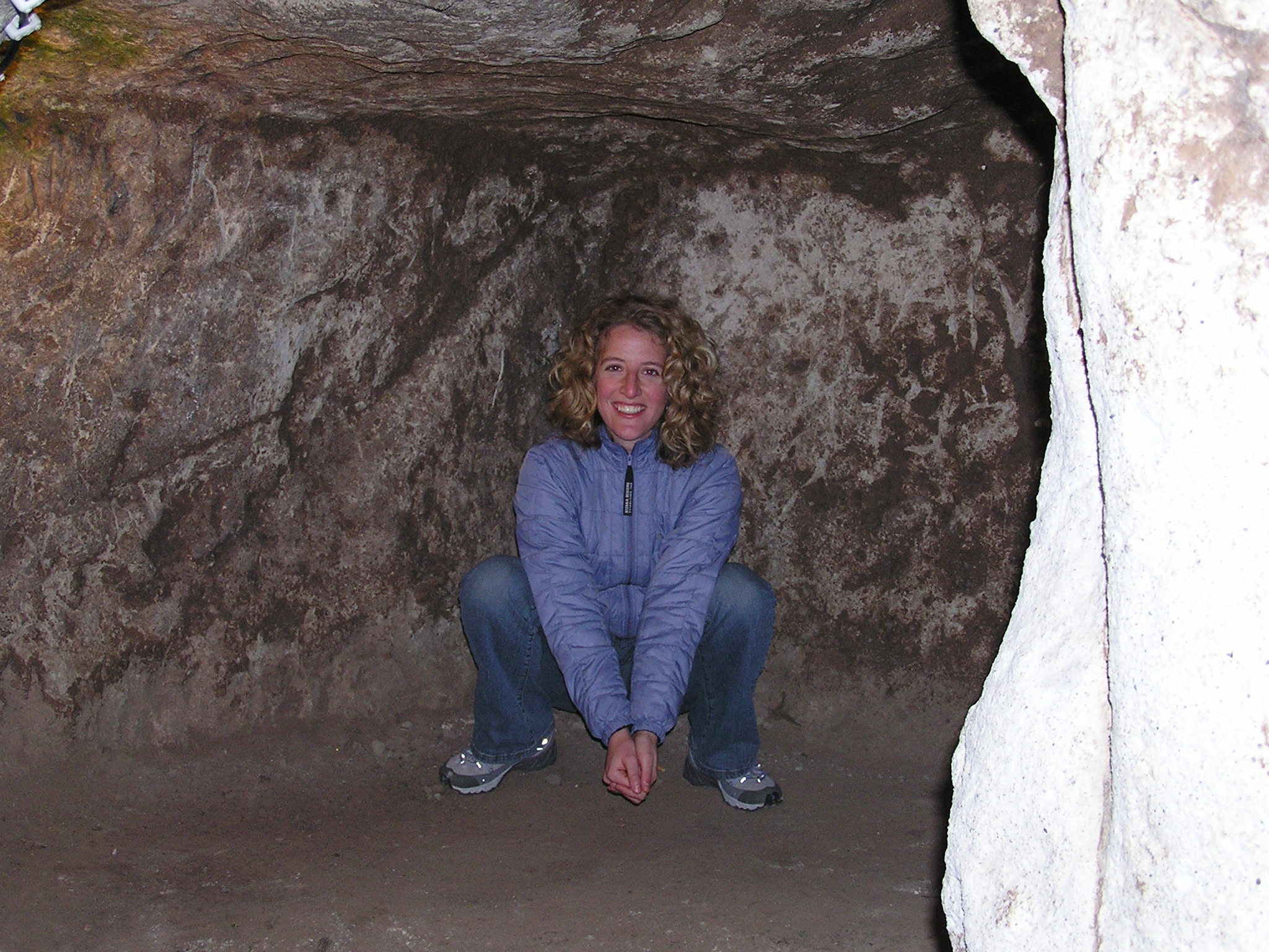 M in a storage room