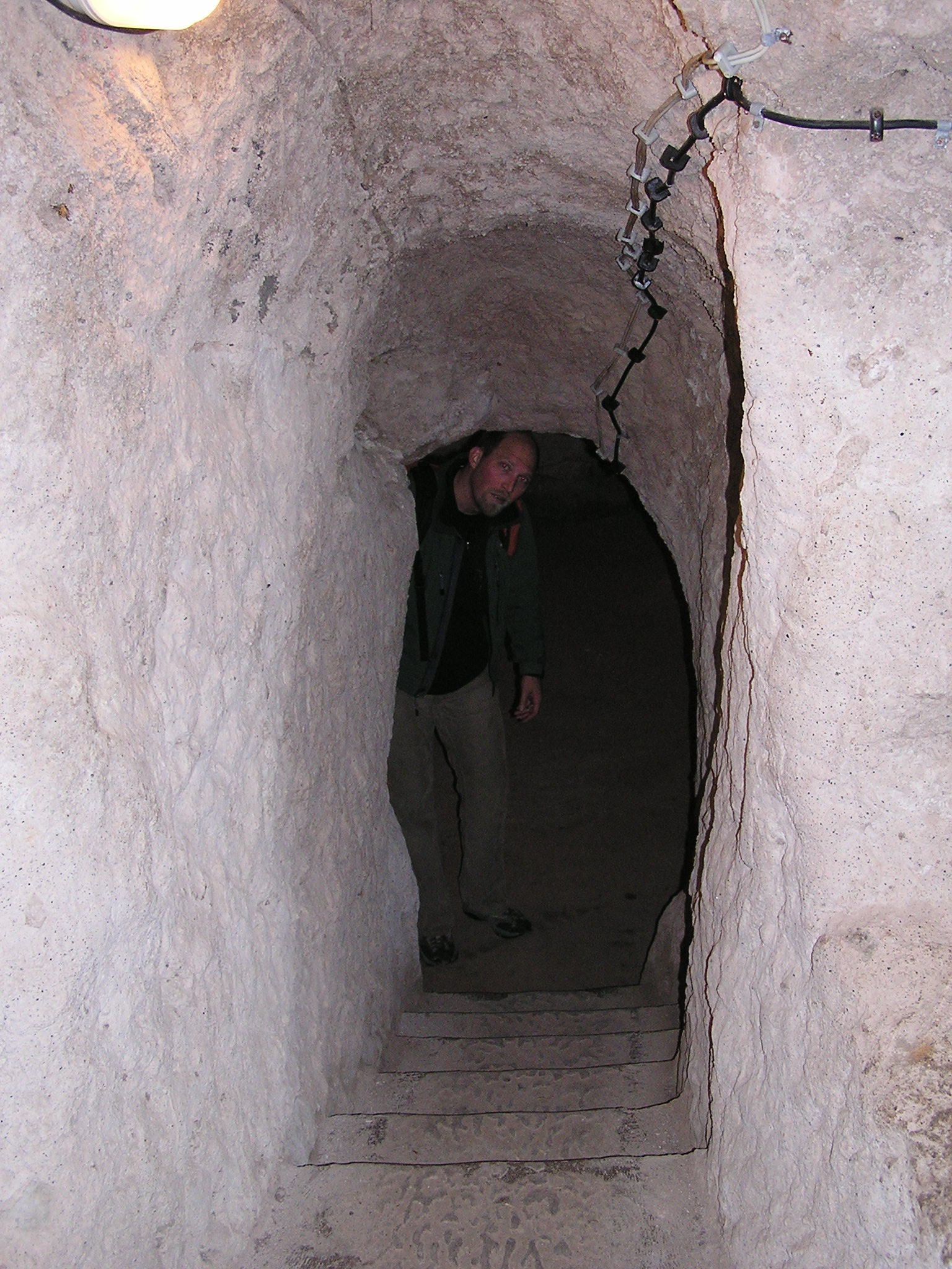One of the few spots Dave could stand.JPG
