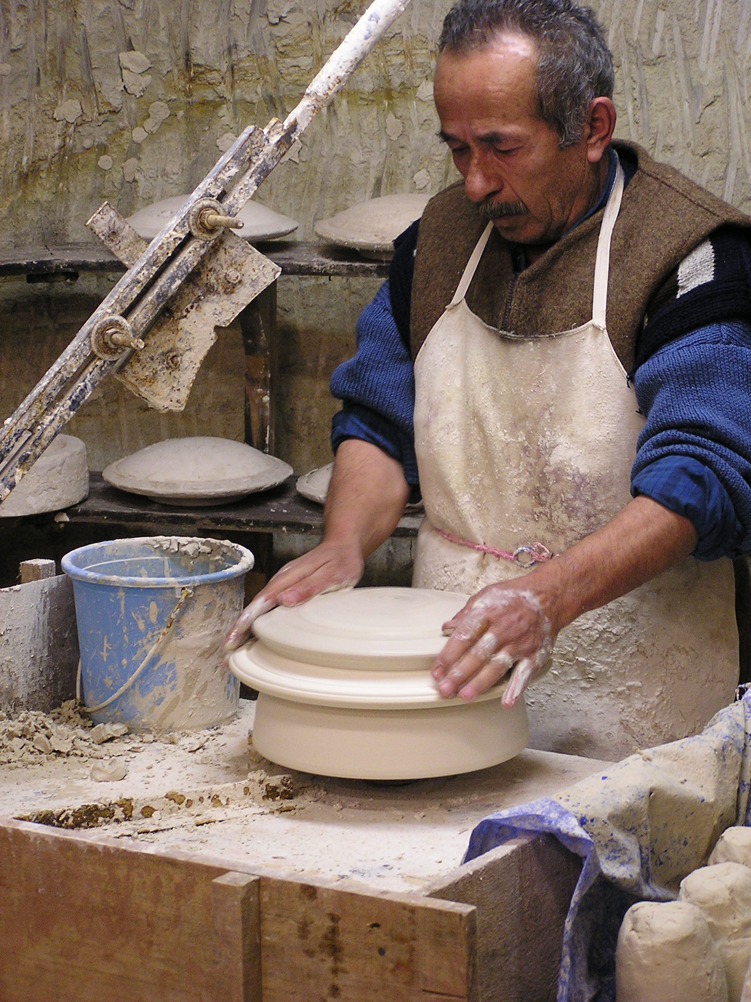 Pottery demonstration
