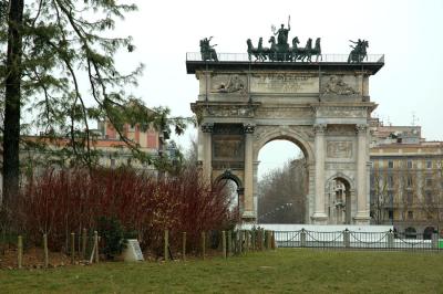 Arco della Pace (monument to celebrate Napoleon's vistories)