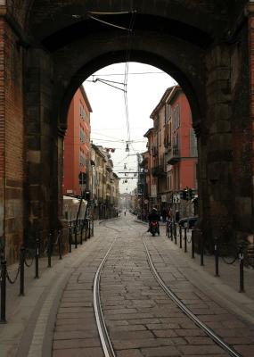Medieval Porta Ticinese and beyond into Corso di Porta Ticinese