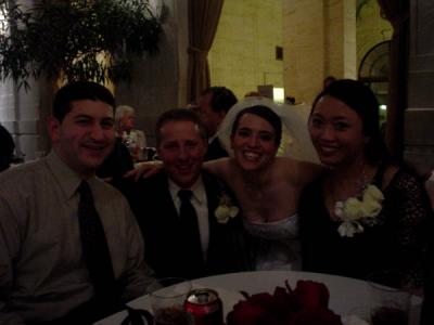 Paul and Kim with Bride and Groom