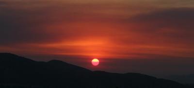 The Skies Burn In Southern California **by Jeff Valine