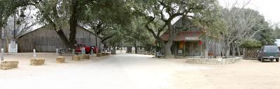 <B>All of downtown Luckenbach, Texas</B> * by Luther Foreman