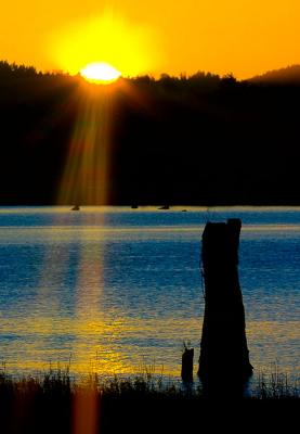 Pitt Lake Sunset*