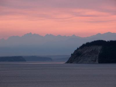 Olympic Mountains & Double Bluff