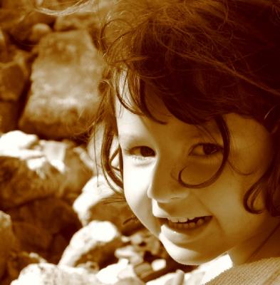 Smiling in Sepia *