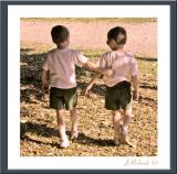 Dont walk in front of me, I may not follow. Dont walk behind me,<br> I may not lead. Just walk beside me and be my friend.