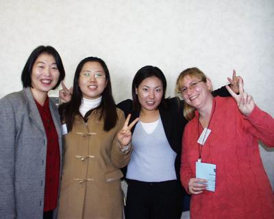 Hostparent, Hwa-bok, Mi-soon, teacher