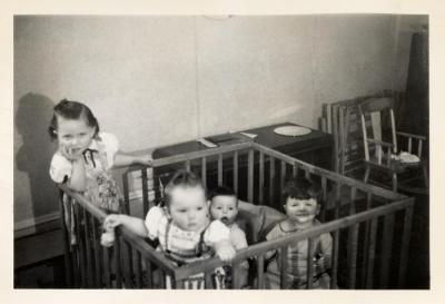 Barbara, Dodie, Bob, and Jim, 1941 (16)