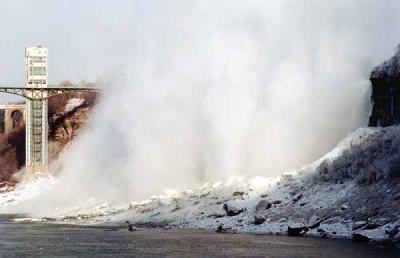 Niagara Falls in winter