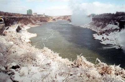 Niagara Falls in winter