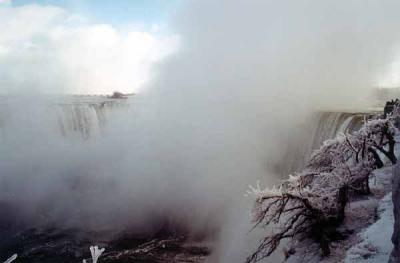 Niagara Falls in winter