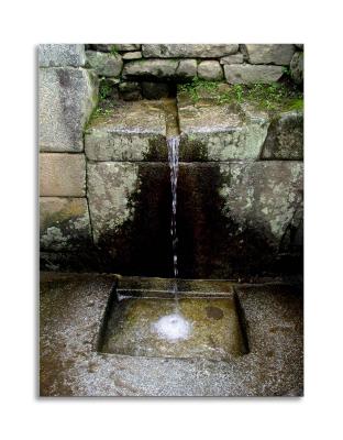 Machu Picchu water ritual fountain #2
