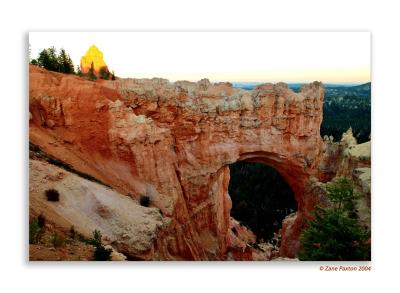 Last Light at Natural Bridge