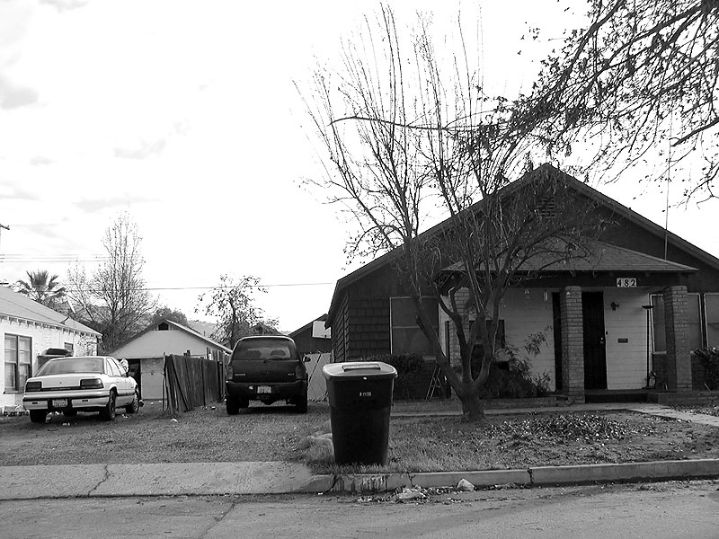 Redwood House and Driveway