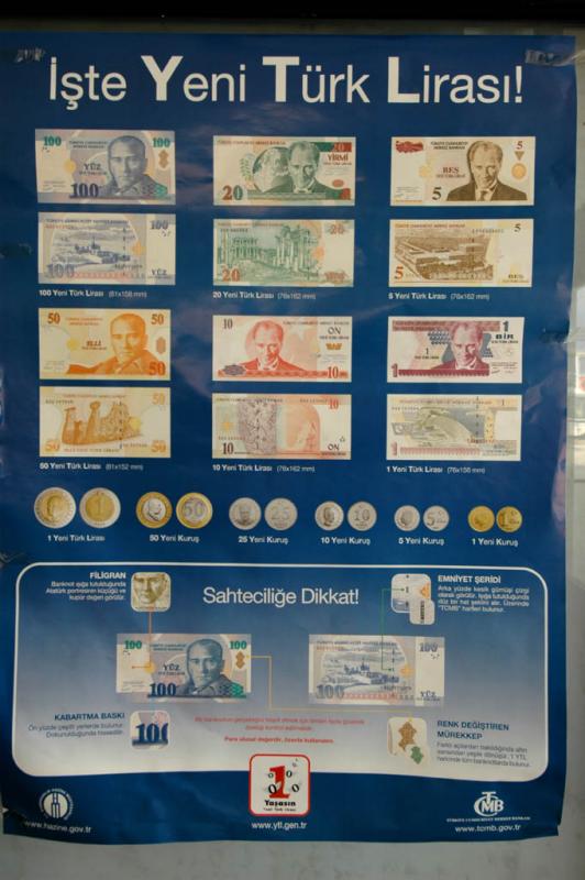 New money shown