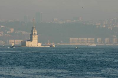 Kiz Kulesi from Bosporus ferry