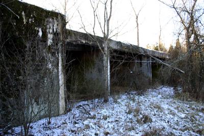 Exterior of old bunker.
