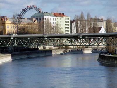Donaukanal & Wiener Riesenrad