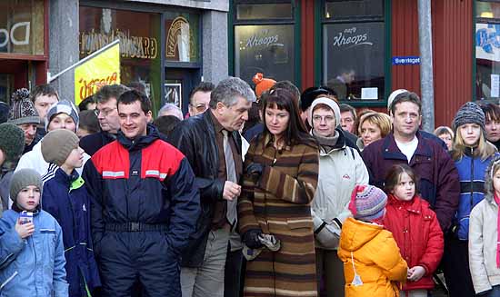 Voters and Politicians enjoying themselves