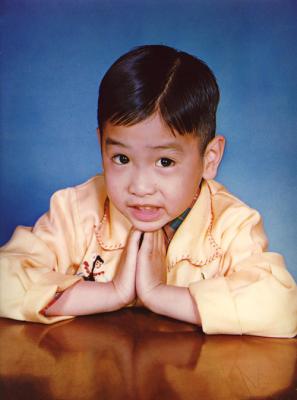 My son-in-law at age 5, photographed by his father,  one of the 1st professional photographers in NYC Chinatown