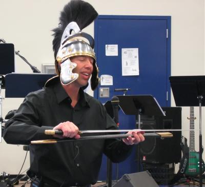 Helmet and Sword