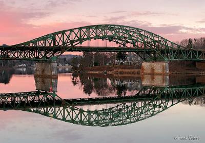 Whittier Bridge reflection