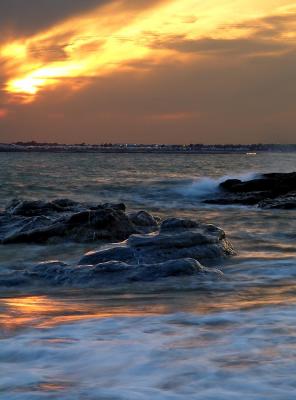 July evening at Ogmore Beach