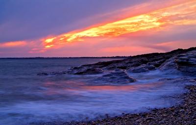 July evening at Ogmore Beach