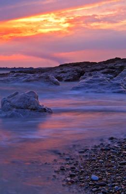 July evening at Ogmore Beach