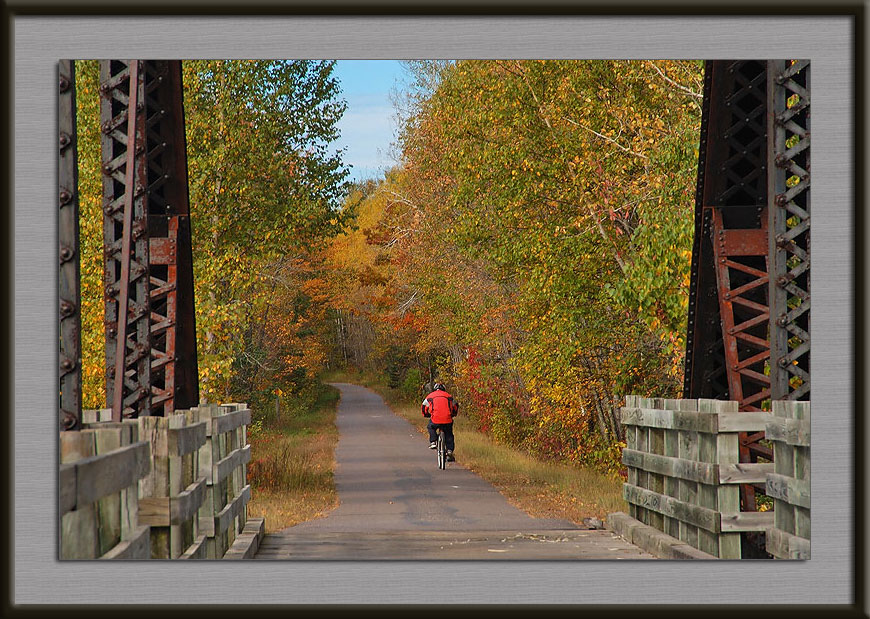 Biking the Willard Munger Trail