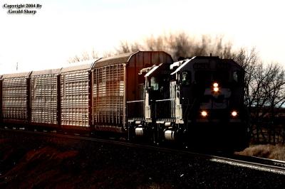 BNSF 6826 East At Keensburg, CO