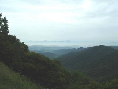 An early morning in June on the Blue Ridge Parkway