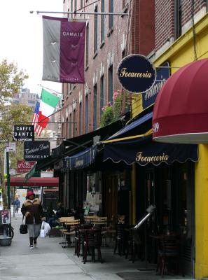 View below Bleecker Street