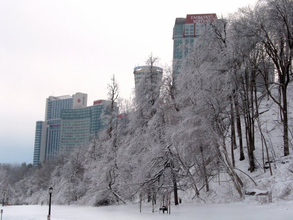 Niagara falls in Winter