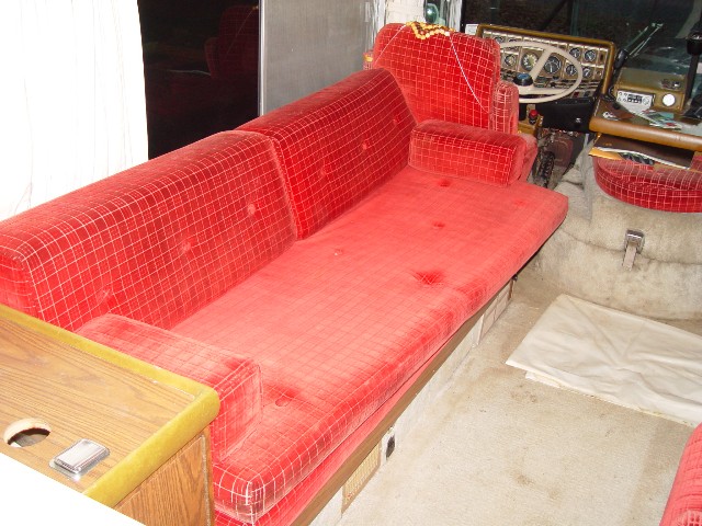 THE COUCH WILL BE RECOVERED TO MATCH THE OTHER SEATS
