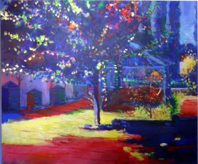 Blue Garden - 150 x 100 cm - oil on canvas