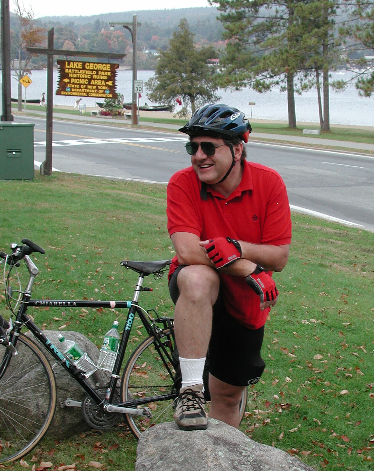 at the north end of the Glens Falls to Lake George rail trail