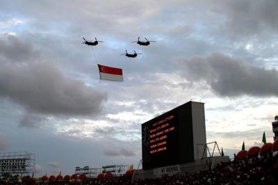 Chinhook Helicopters flypast