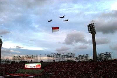 Chinhook Helicopters flypast