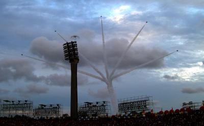 A4 Skyhawks flypast