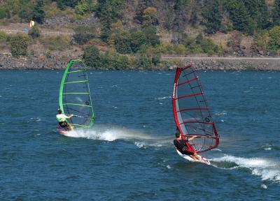 Windsurfing at Hood River