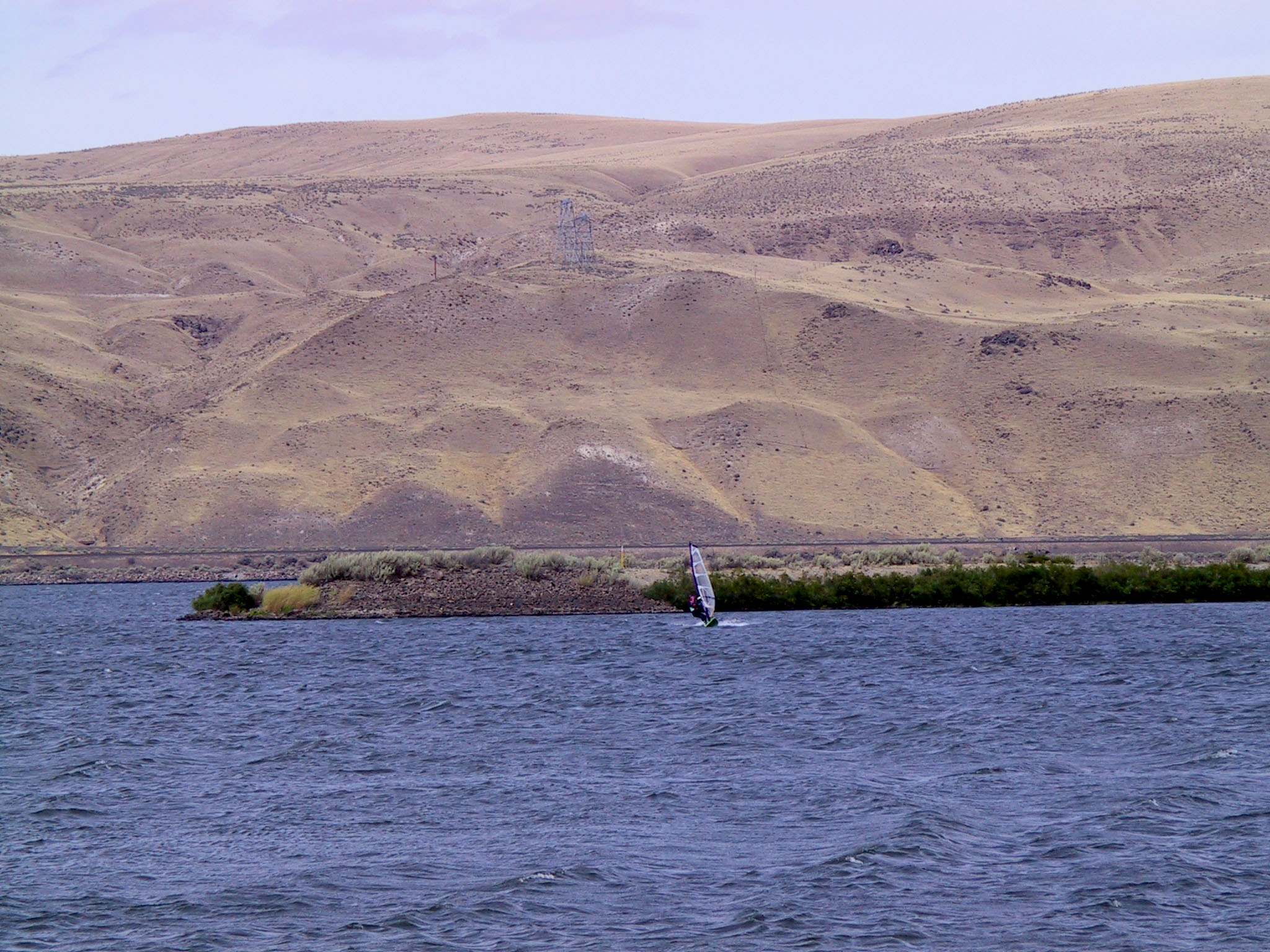 Windsurfing at Three Mile Canyon