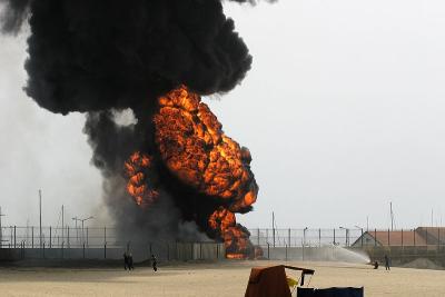 Oil Pipeline Fire 4