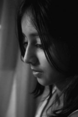 August 1 - pensive in B&W