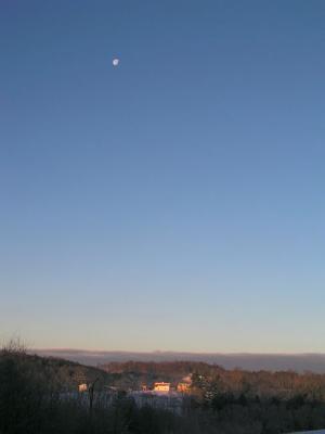 Sunday Morning Moonset